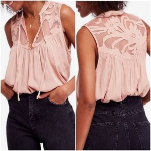 NWT Free People estern Romance Illusion-Contrast